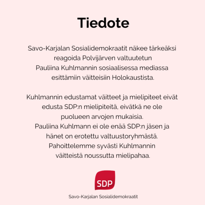 Tiedote 31.1.2020