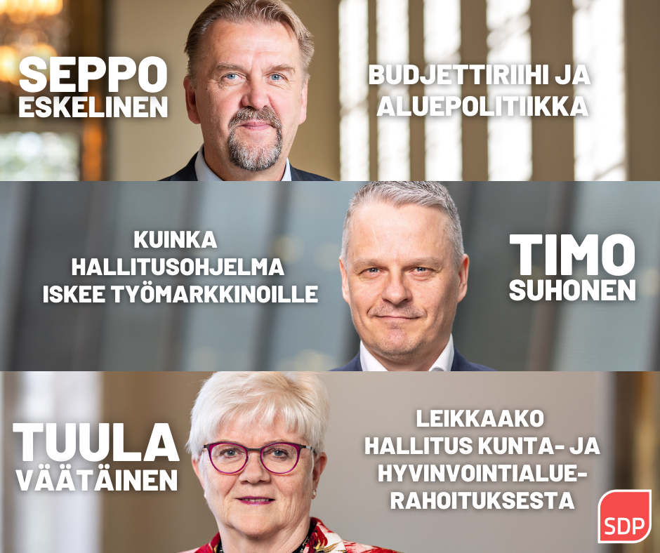 28.9. klo 18.00 – Miten hallitusohjelma iskee Sinuun?
