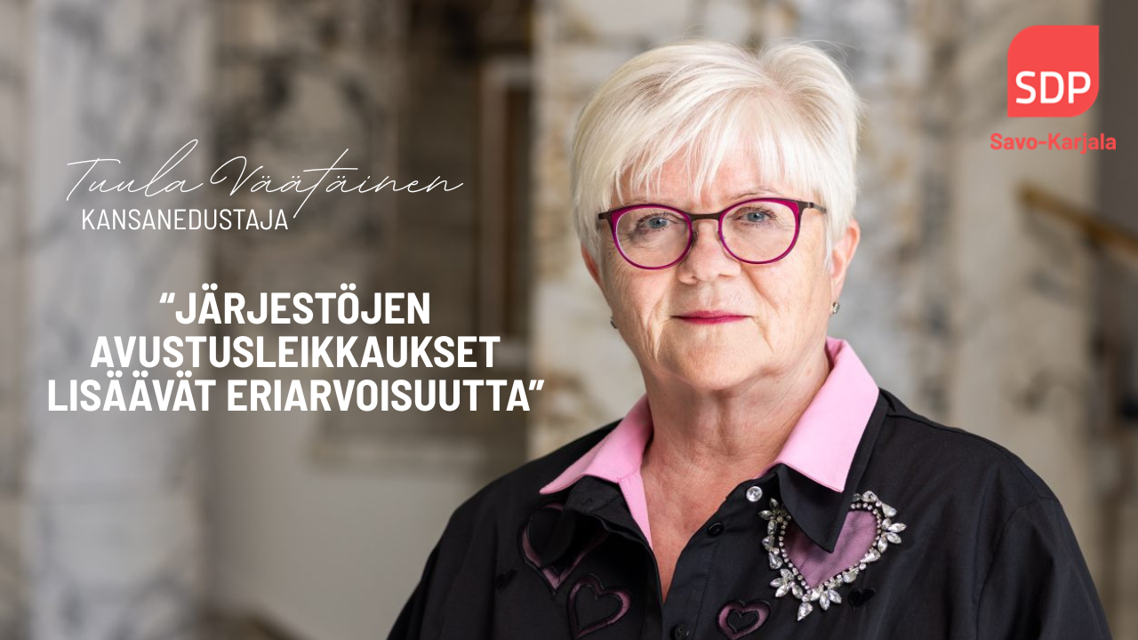 Järjestöjen avustusleikkaukset lisäävät eriarvoisuutta 