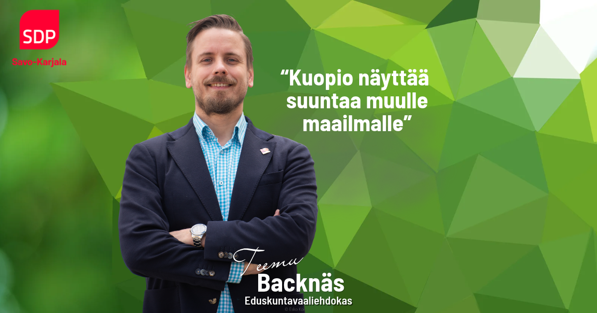 Kuopio näyttää suuntaa muulle maailmalle